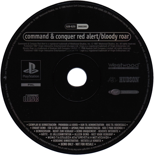 Command & Conquer Red Alert/Bloody Roar Image 1