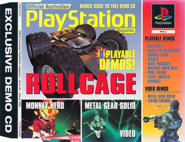 Official Australian PlayStation Magazine Demo CD 20 Image 1