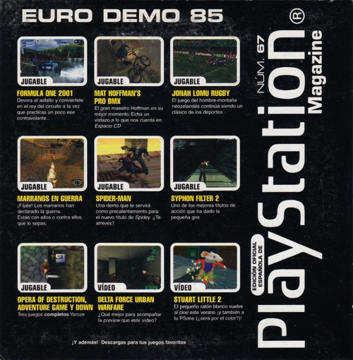 Edición Oficial Española PlayStation Magazine Disco 67 Image 2