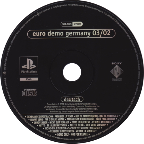 Euro Demo Germany 03/02 deutsch Image 1