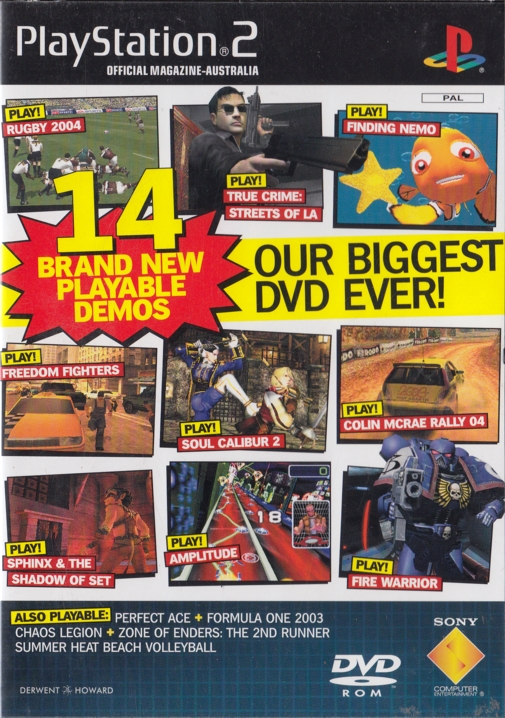 PlayStation 2 Official Magazine-Australia Demo Disc 20 Image 1
