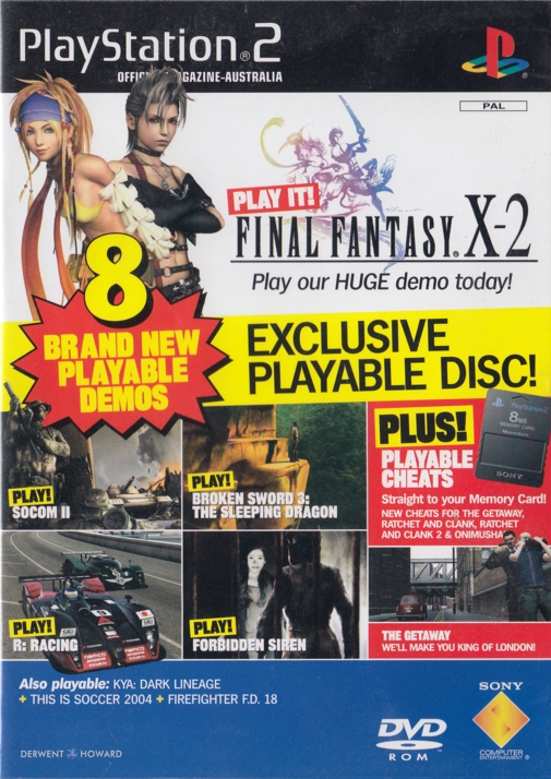 PlayStation 2 Official Magazine-Australia Demo Disc 27 Image 1