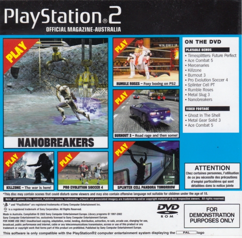 PlayStation 2 Official Magazine-Australia Demo Disc 38 Image 2