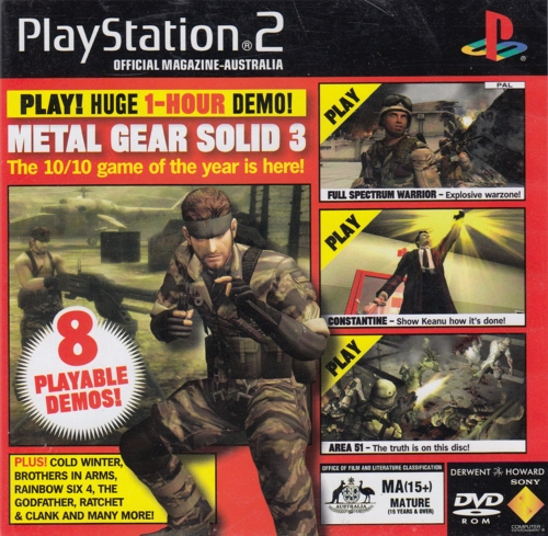PlayStation 2 Official Magazine-Australia Demo Disc 39 Image 1