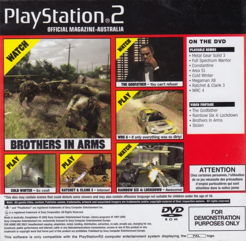 PlayStation 2 Official Magazine-Australia Demo Disc 39 Image 2