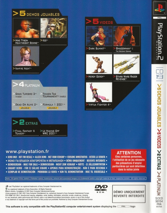 PlayStation 2 Magazine CD 19 Image 2