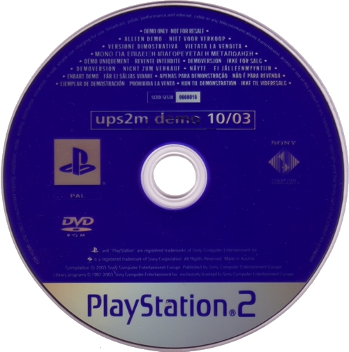 UPS2M Demo 10/03 (DVD Demo 16) Image 2