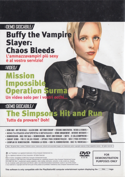 Magazine Ufficiale PlayStation 2 DVD Demo 20 Image 2