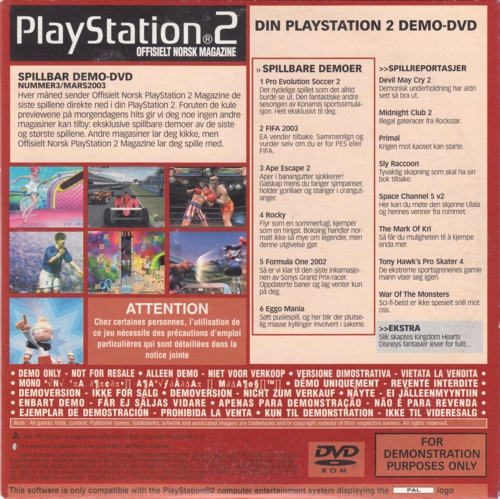 PlayStation 2 Offisielt Norsk Magazine Nummer 3 Image 2