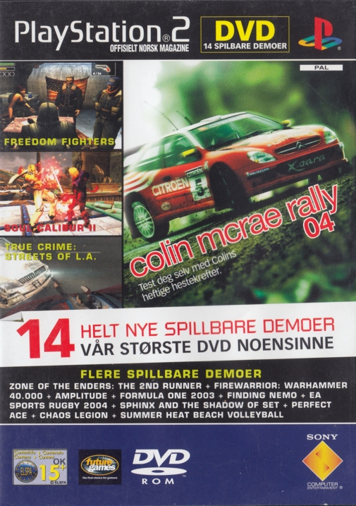 PlayStation 2 Offisielt Norsk Magazine Demo Disc 11 Image 1