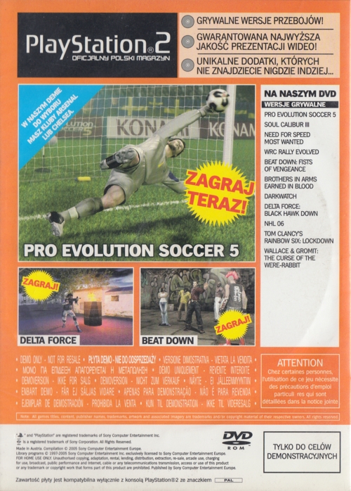 PlayStation 2 Oficjalny Polski Magazyn Nr 11/2005 Image 2