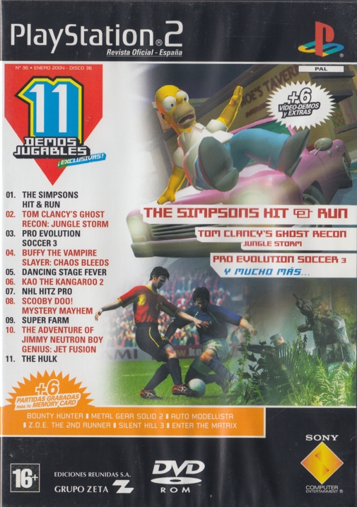 PlayStation 2 Revista Oficial España Disco 36 Image 1