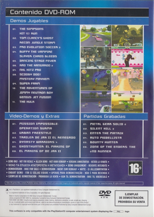 PlayStation 2 Revista Oficial España Disco 36 Image 2