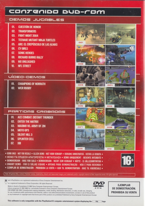 PlayStation 2 Revista Oficial España Disco 40 Image 2