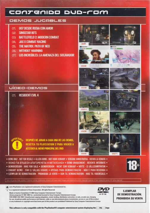 PlayStation 2 Revista Oficial España Disco 60 Image 2