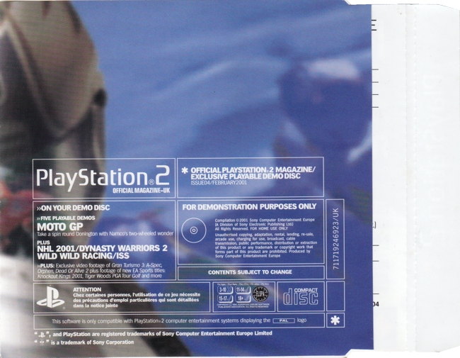 PlayStation 2 Official Magazine-UK Demo Disc Four Image 2