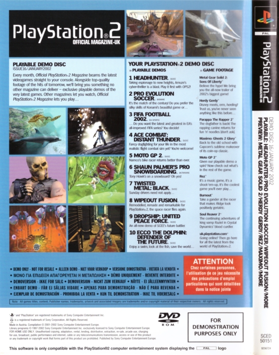 PlayStation 2 Official Magazine-UK Demo Disc 16 Image 2