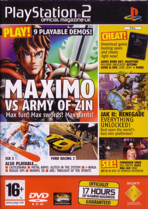 PlayStation 2 Official Magazine-UK Demo Disc 43 Image 1