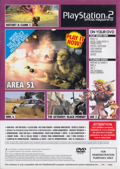 PlayStation 2 Official Magazine-UK Demo Disc 58 Image 2