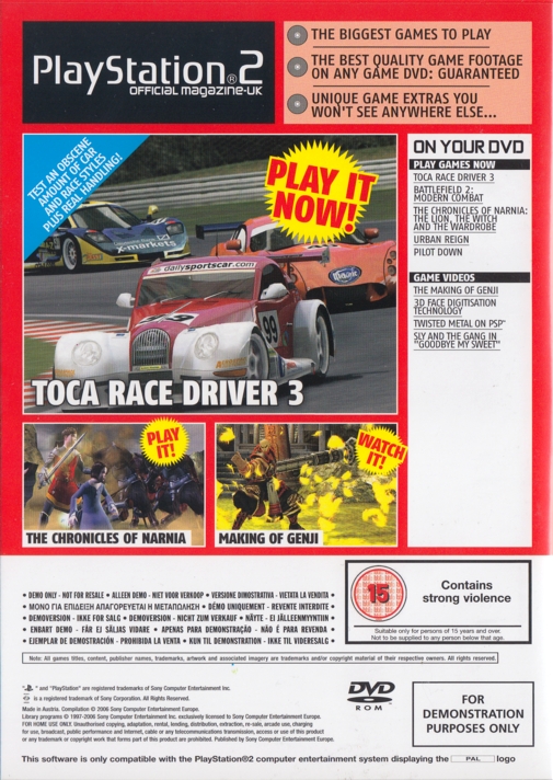 PlayStation 2 Official Magazine-UK Demo Disc 68 Image 2
