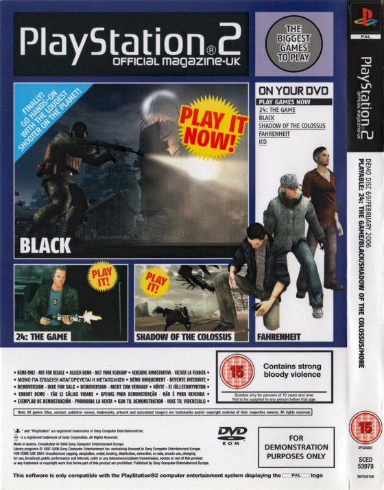 PlayStation 2 Official Magazine-UK Demo Disc 69 Image 2