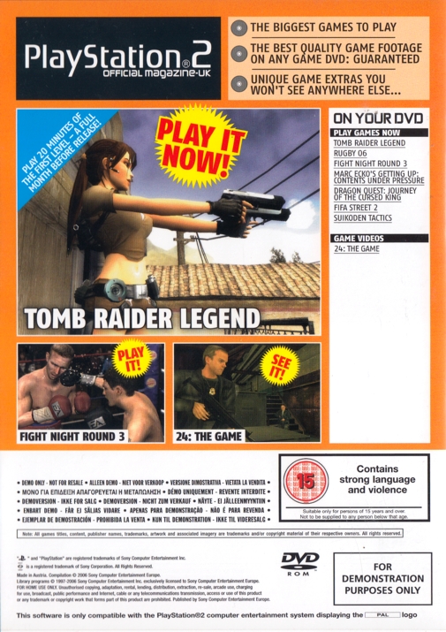 PlayStation 2 Official Magazine-UK Demo Disc 71 Image 2