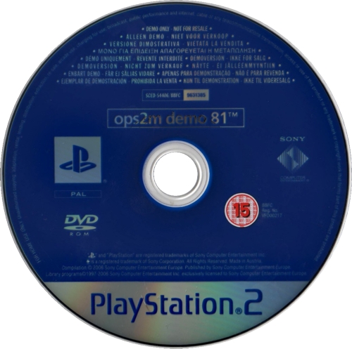 PlayStation 2 Official Magazine-UK Demo Disc 81 Image 3