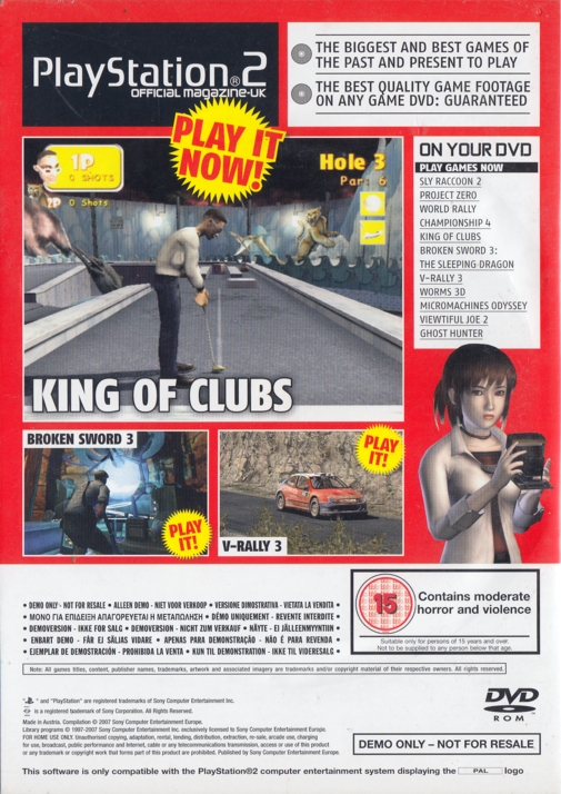 PlayStation 2 Official Magazine-UK Demo Disc 88 Image 2