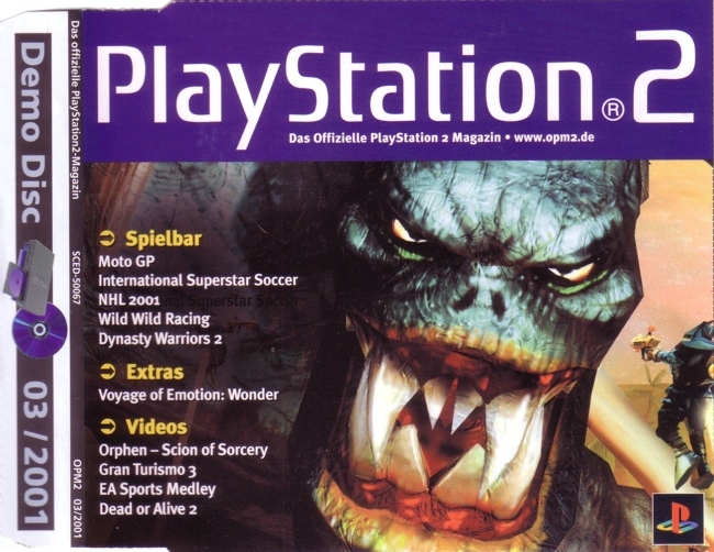 OPM2 Demo Disc 03/2001 Image 1