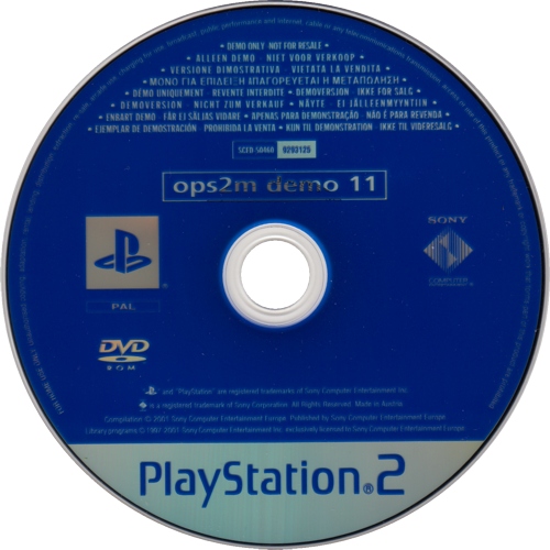 OPM2 Demo-DVD 10/2001 Image 2