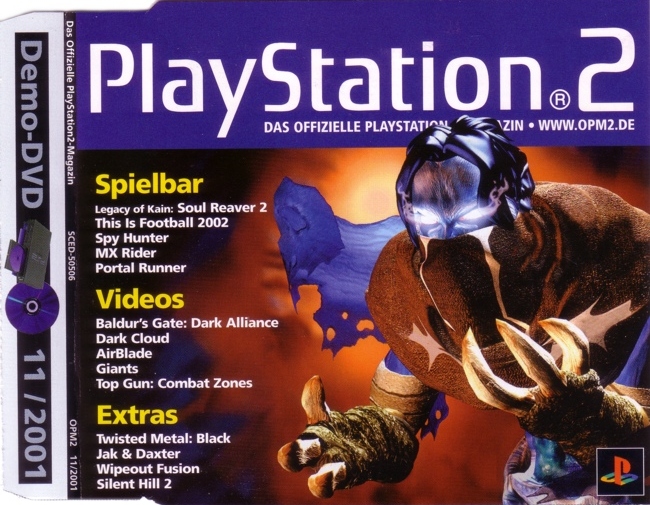 OPM2 Demo-DVD 11/2001 Image 1