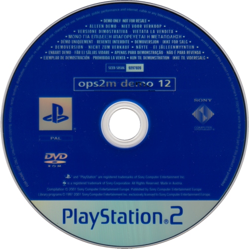 OPM2 Demo-DVD 11/2001 Image 2