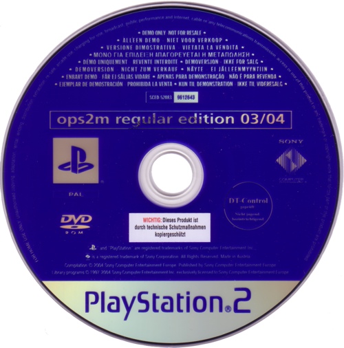 OPS2M Regular Edition 03/04 Image 3