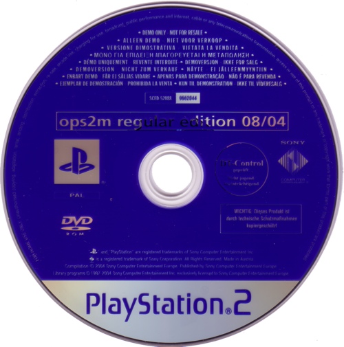 OPS2M Regular Edition 08/04 Image 3