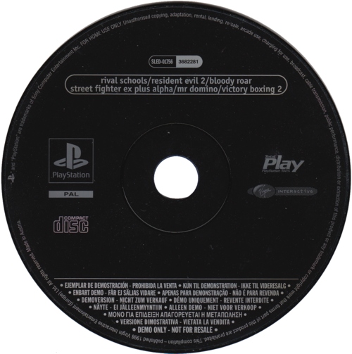 Rival Schools/Resident Evil 2/Bloody Roar/Street Fighter EX Plus Alpha/Mr Domino/Victory Boxing 2 Image 1