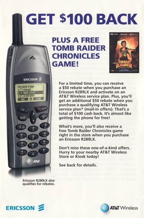 Front of ad