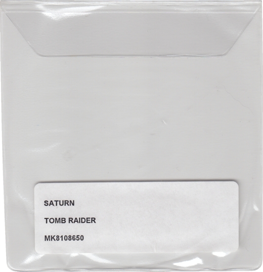 Plastic sleeve with sticker