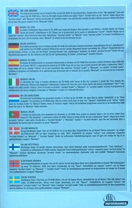 Manual sheet Manual sheet