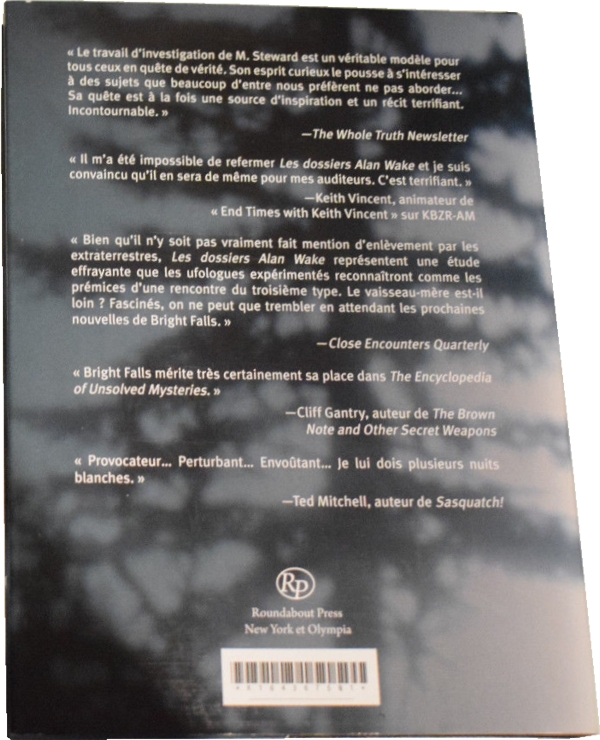 Back of book in dust jacket