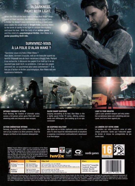 Back of outer box