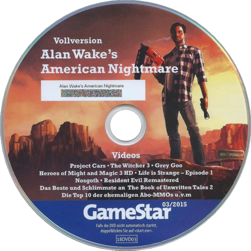 Disc (the disc key has been censored)