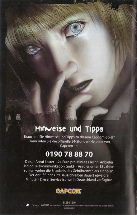 Back of manual
