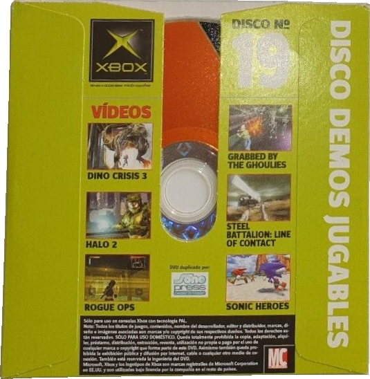 Back (the perforated area has been removed)