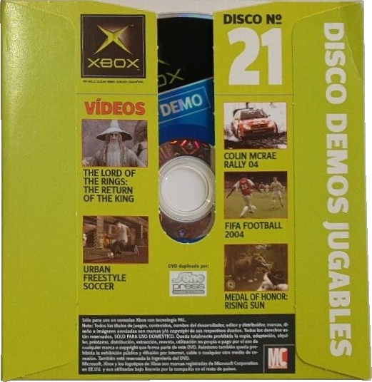 Back (the perforated area has been removed)