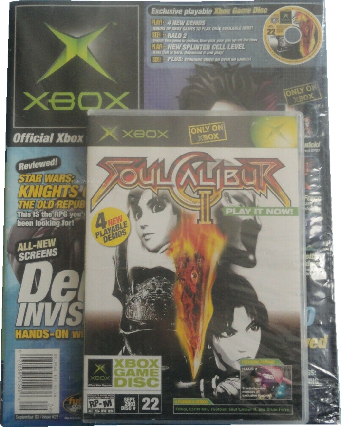 Front of sealed magazine with demo