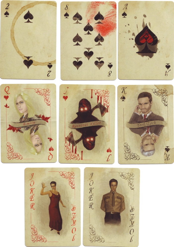 Some of the playing cards Some of the playing cards