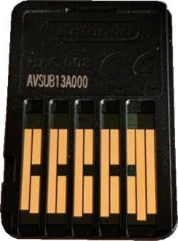Back of cartridge