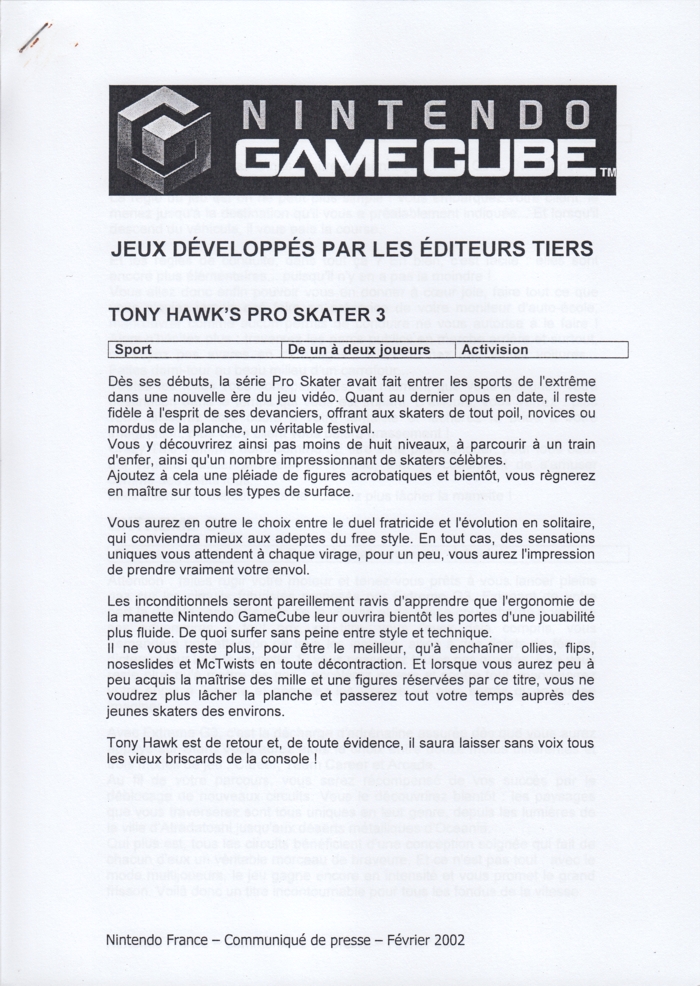 Press release 3, page 1/16