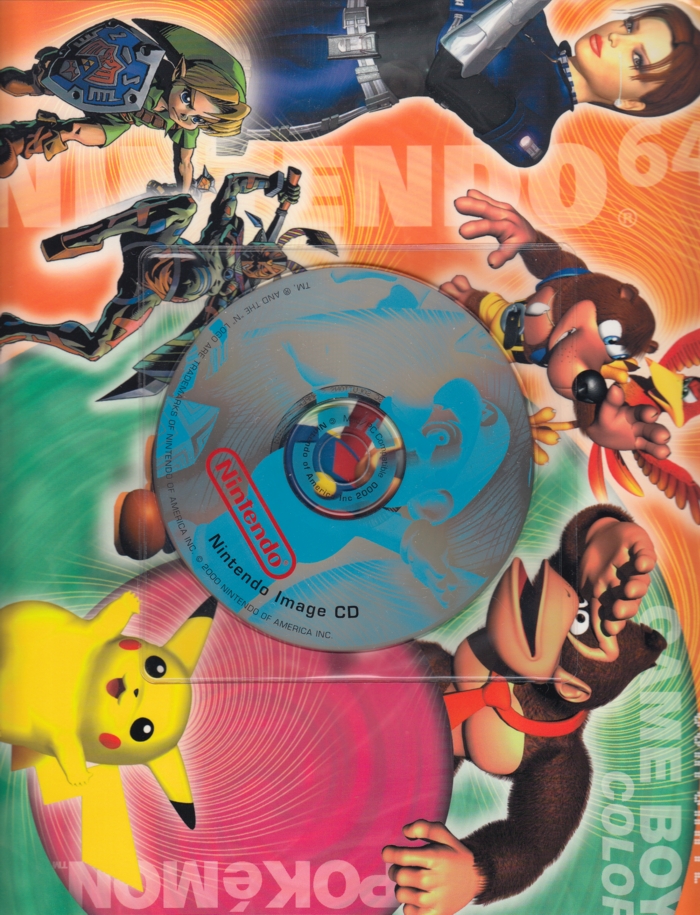 Front of Corporate folder with disc in clear sleeve