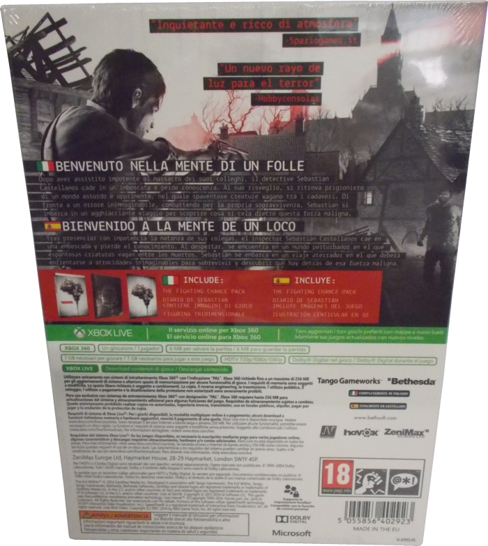 Back of box Back of box